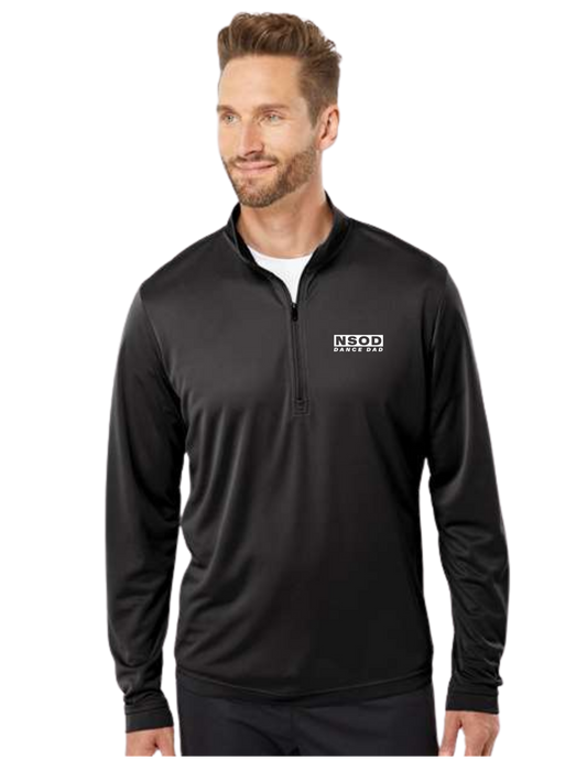 Adult Adidas Quarter Zip, NSOD Dance Dad Graphic