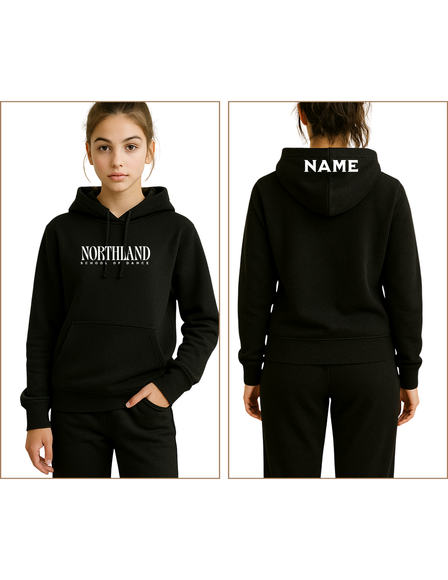 Northland Full Name Graphic Hoodie with Name