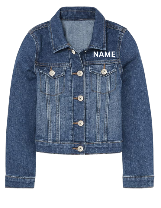 Youth Embriodered Jean Jacket with Name