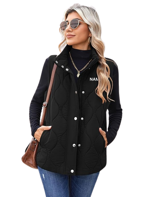 Adult Embroidered Vest with Name