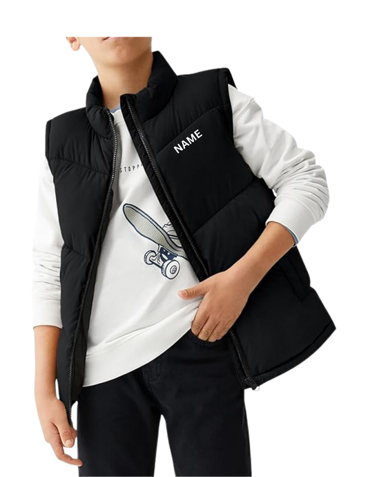 Youth Embroidered Vest with Name